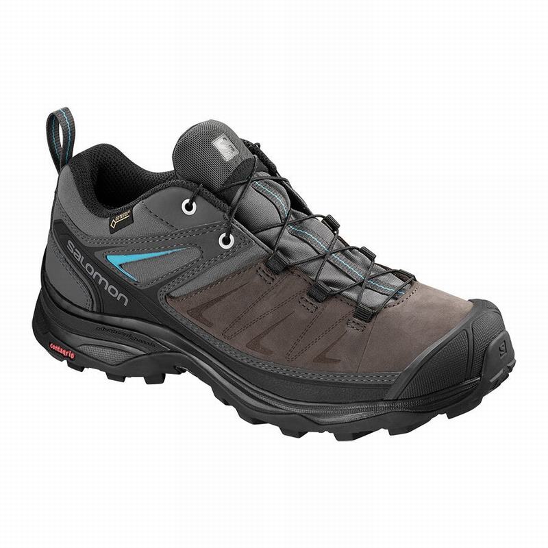 SALOMON X ULTRA 3 LTR GTX W Philippines - Women's Hiking Shoes - Grey | 592073-RPM